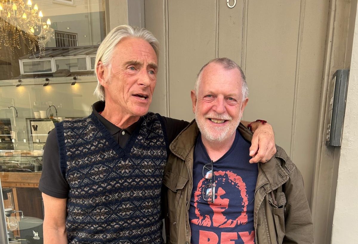 Richard Houghton and musician Paul Weller