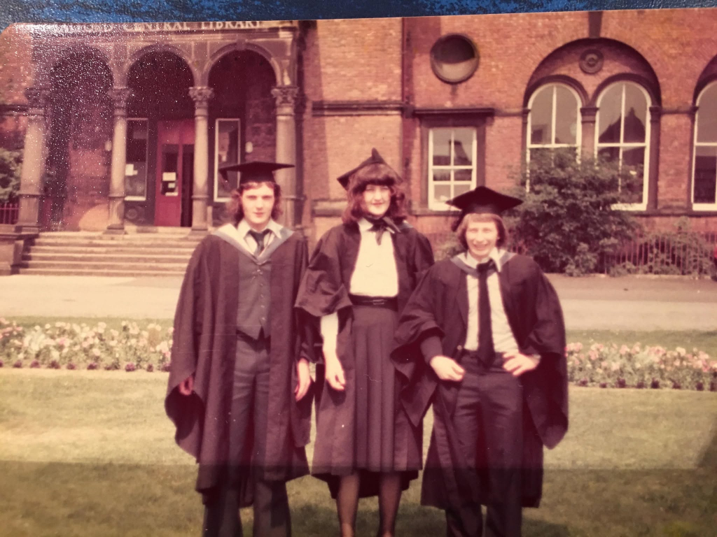Bill, Jackie and Steve at Graduation