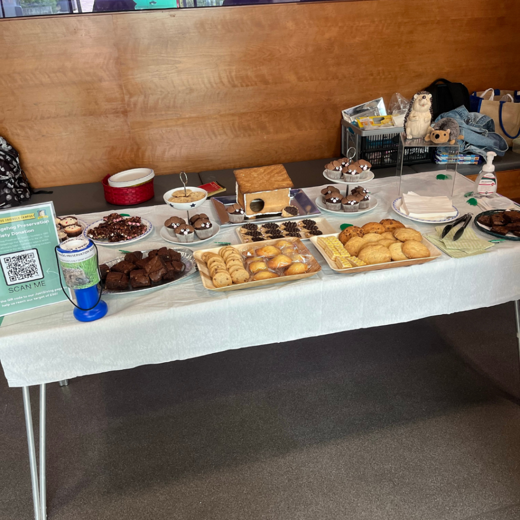 Table with cakes and biscuits