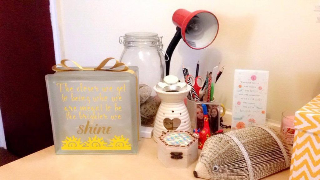 Personal items in a bedroom to make it more homely