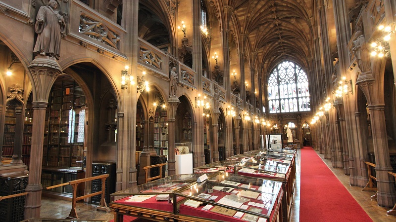 The John Rylands Library.