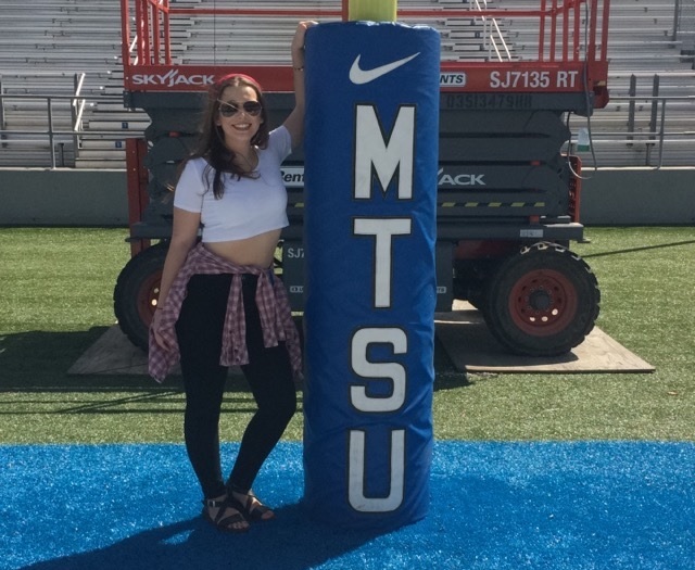 Danielle studied at Middle Tennessee State University (MTSU)