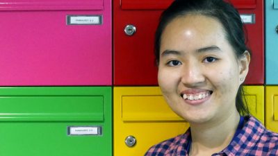 Image: Anh at Peel Park Quarter Halls of Residence