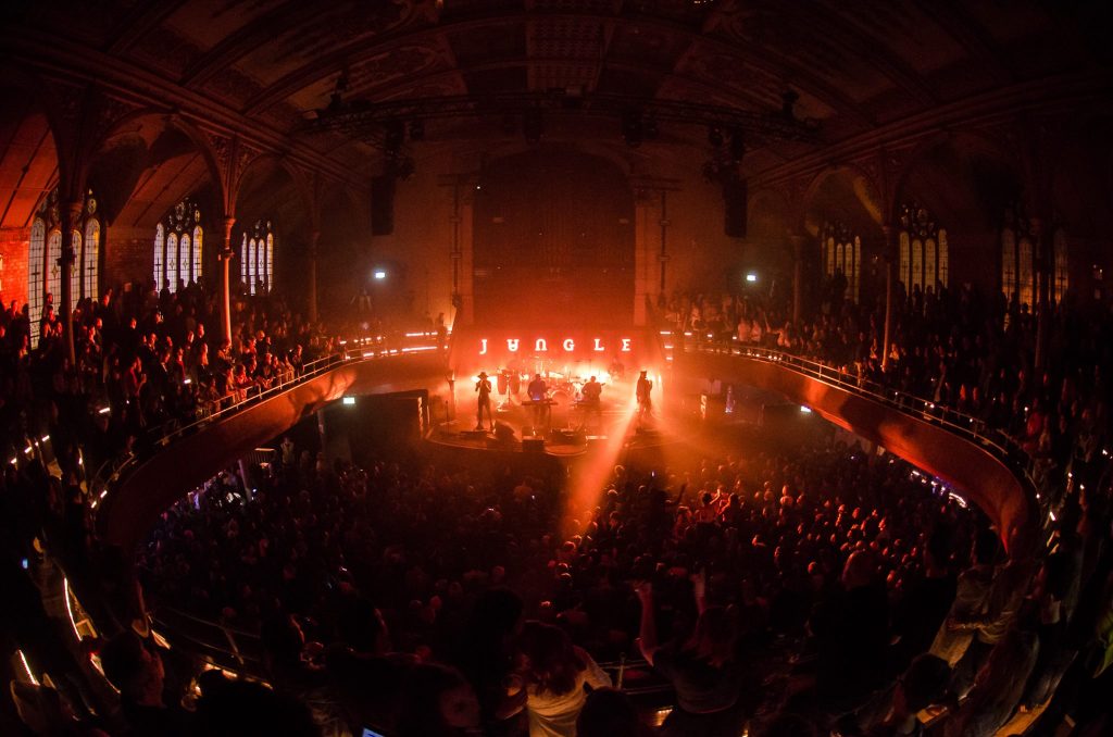 Image: Jungle performing at Albert Hall