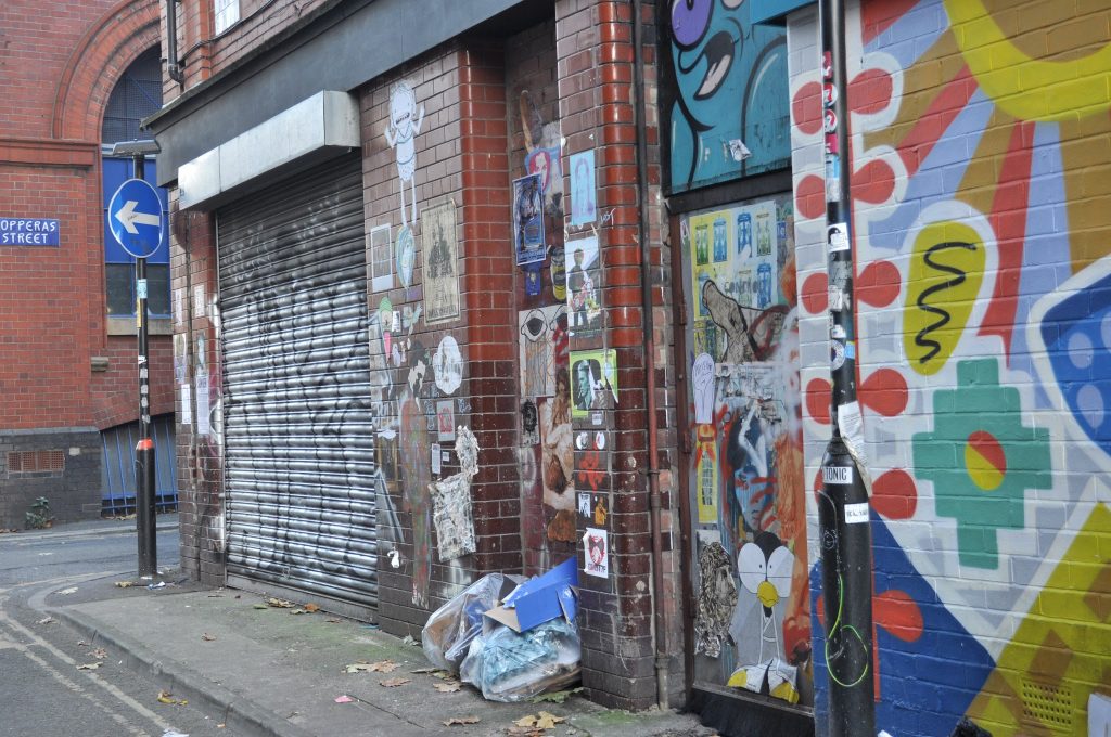 Colourful walls near Copperas Street