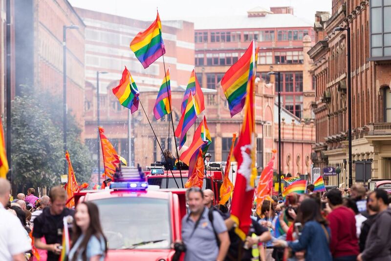 Manchester pride parade 2016.