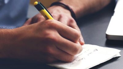 Writing notes