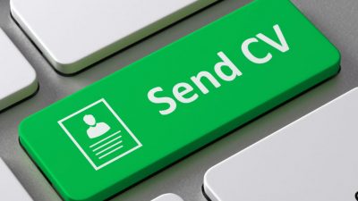 Image: Send CV button