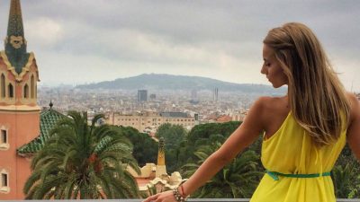 Maria Varsanova, a law student, in Madrid - Erasmus Exchange Programme
