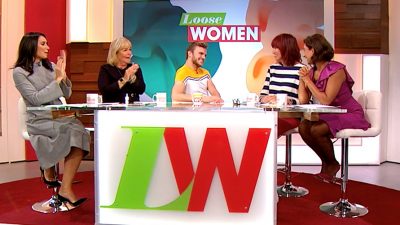 Image: Lee with the Loose Women panelists