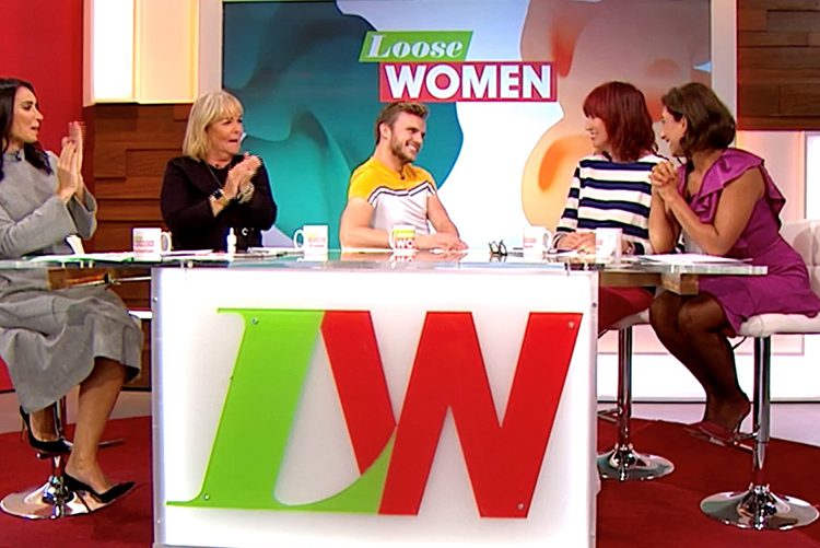 Image: Lee with the Loose Women panelists