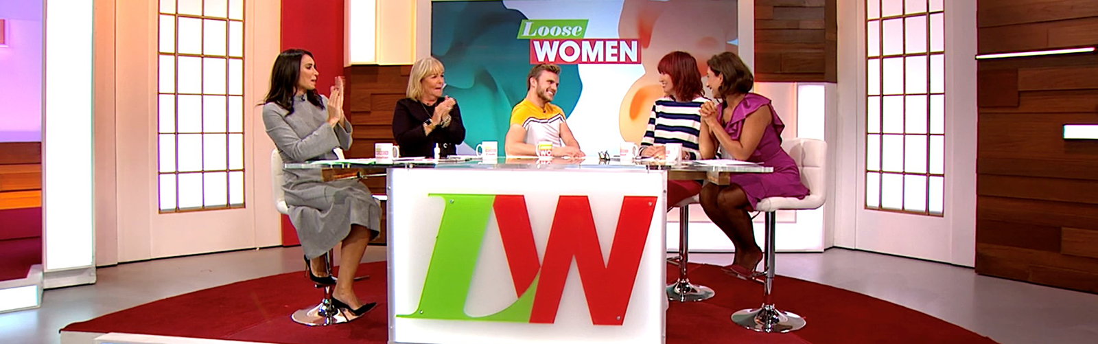 Image: Lee with the Loose Women panelists