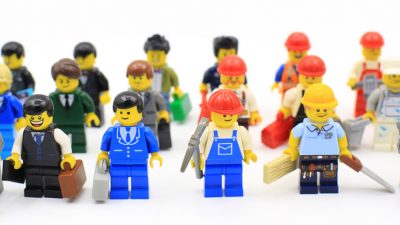 Image: Lego construction workers