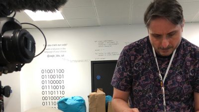 Image: Paul working in the Eagle Labs