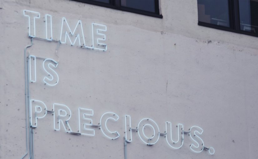 Image: Time is precious sign