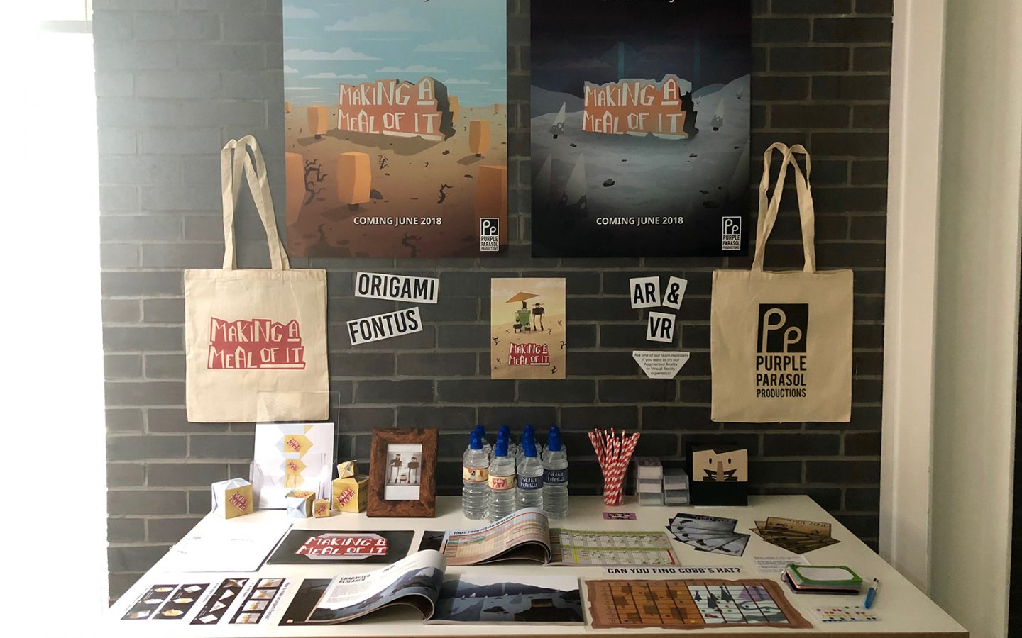 The 'Making a Meal of It' promotional stand