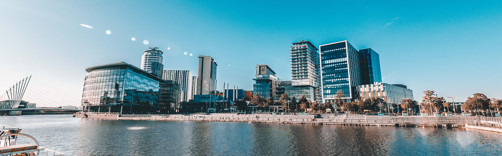 Panoramic Photo of the mediacity area from the other side