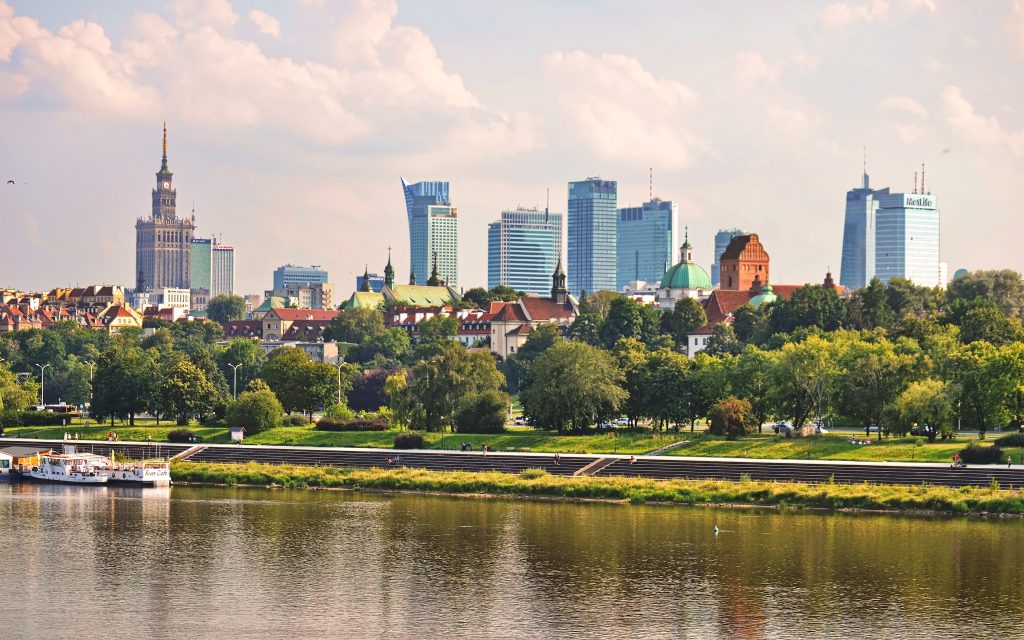 Photo of Warsaw skyline