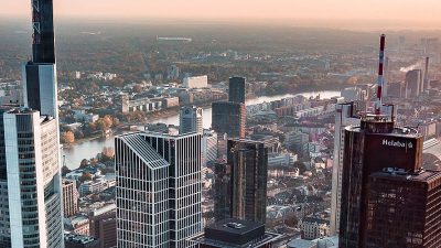 The skyline of Frankfurt