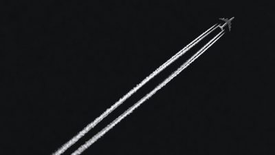Black and White photo of an Aircraft