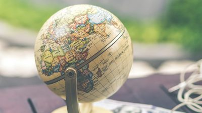 Photo of the Globe focusing on African Continents
