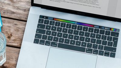 Image of an open laptop