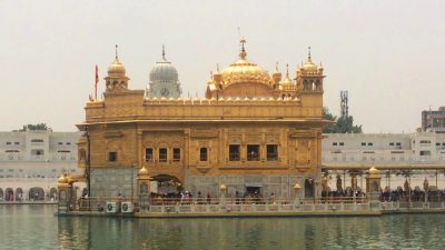 The Golden Temple in Amritsar, India. The most prominent Sikh gurdwara and one of the oldest Sikh places of worship.