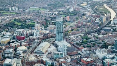 Aerial image of Manchester