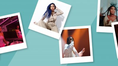 Selection of photographs of Victoria Jane, stylised as Polaroids