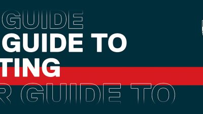 'Your guide to starting' written on navy blue background.