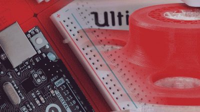 Photo of an Arduino and breadboard