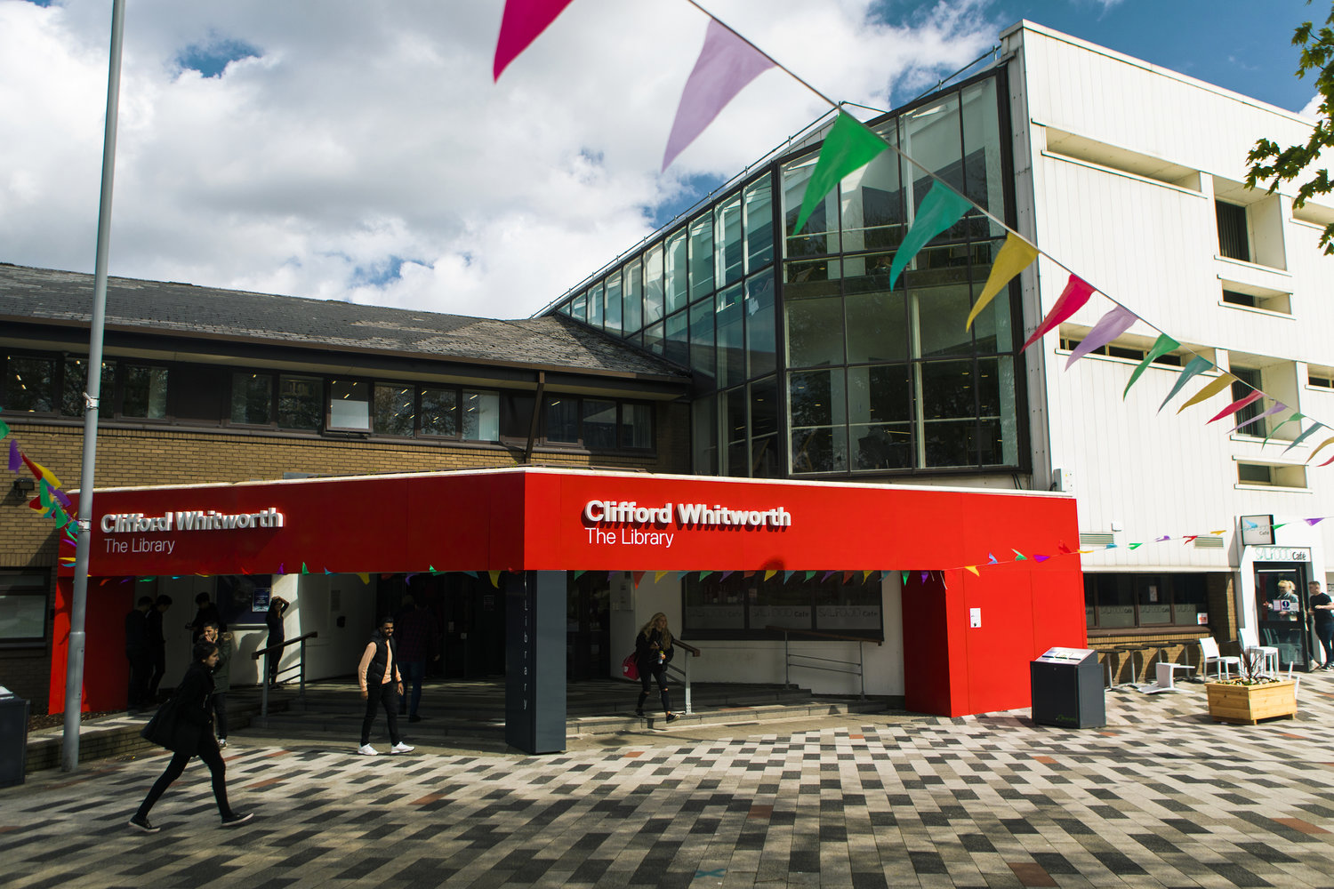 Outside Clifford Whitworth Library