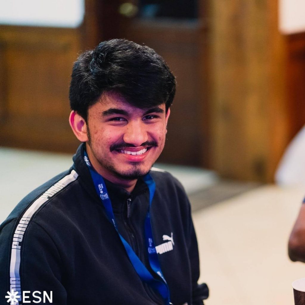 Photo of Sujan in an ESN Event