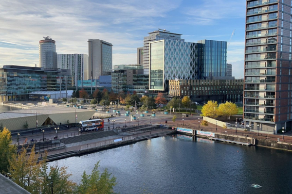 Image of MediaCity in the summer