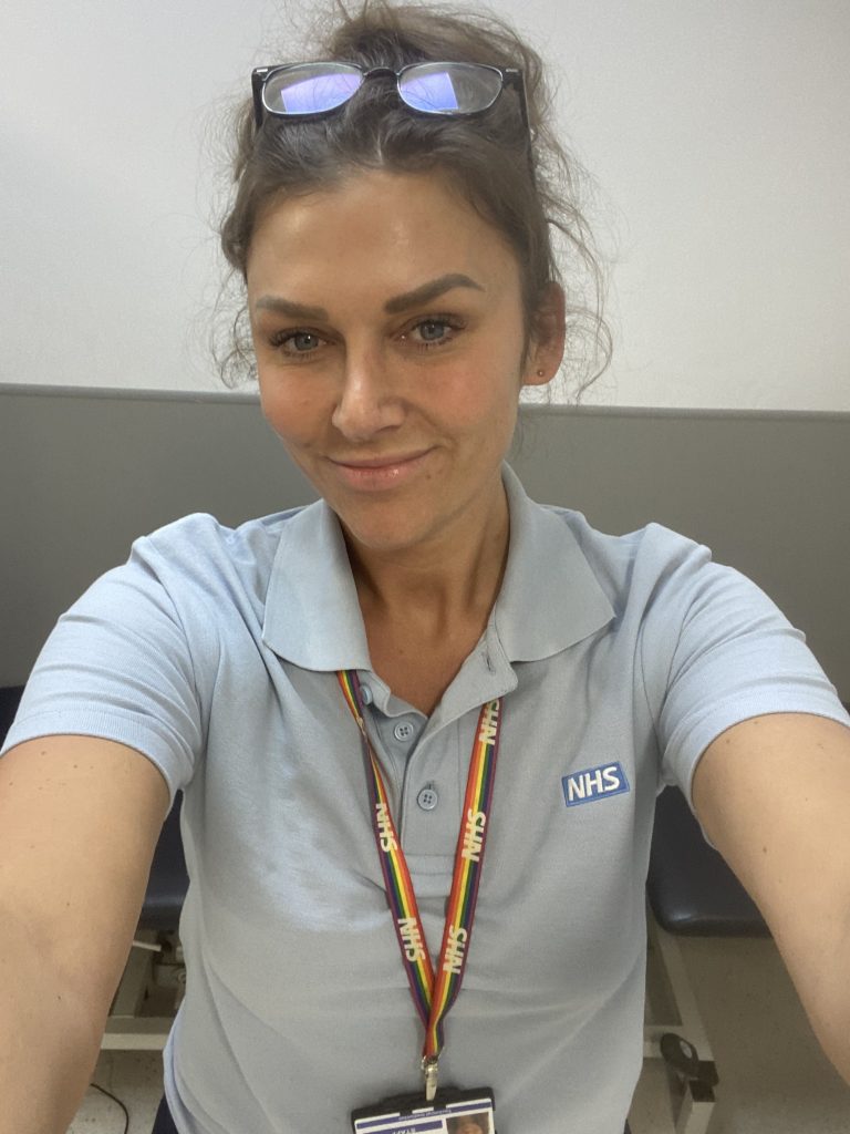 Selfie of Holly, a Physiotherapy apprentice