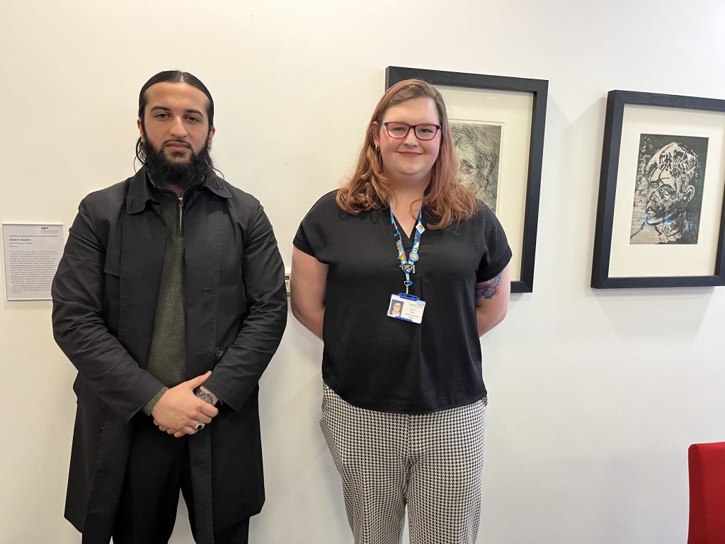 Ali Siaf Qadar and his colleague at Manchester NHS FT, Olivia Vizard.