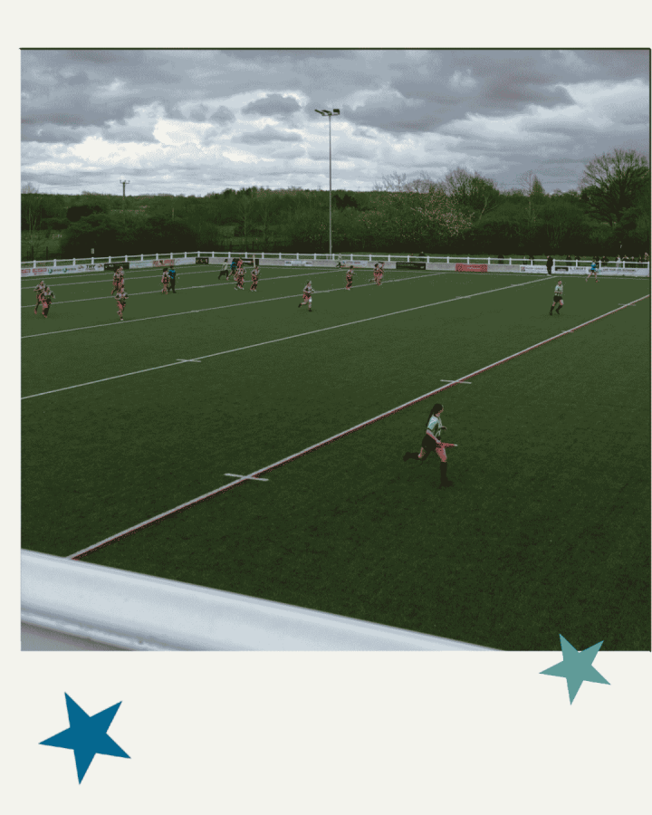 Storay playing rugby