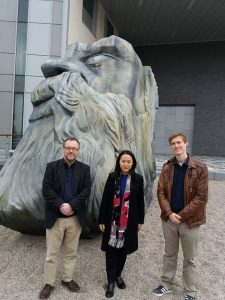 Prof Alaric Searle, Dr Wang Wei (Nankai University) and Dr Moritz Pieper