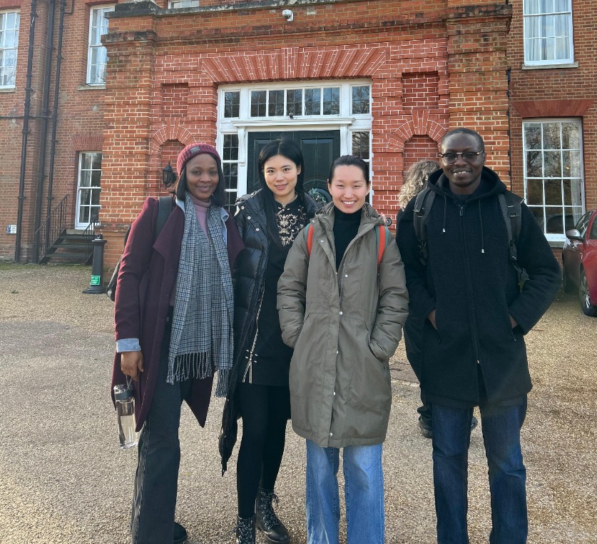 Nanke Ning, Sheba Tayo-Garbson; Ubongabasi Kingsley; and Yanxi Wu at the Cumberland Lodge