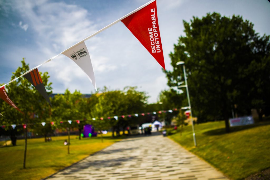 Campus bunting