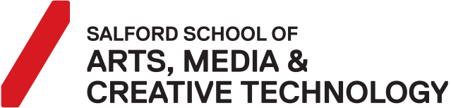 Logo Salford Schoo of Arts, Media and Creative Technology